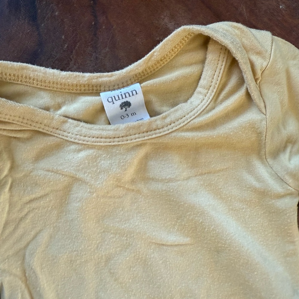 kate quinn Soft Yellow Kids Pajama Top